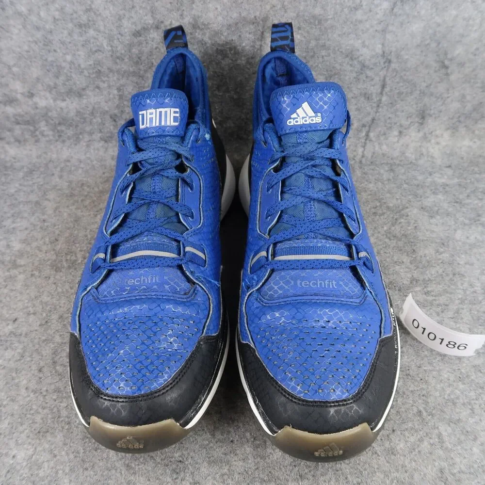 Adidas Shoes Mens 10 Athletic Trainer D Lillard Sneakers Basketball Sports Blue